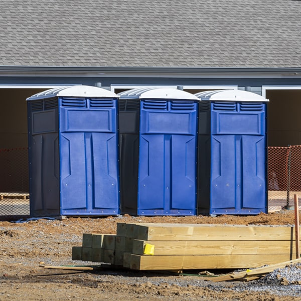 are there any restrictions on where i can place the porta potties during my rental period in Freedom MI